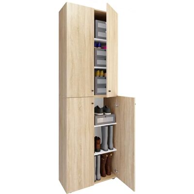 VCM Lona XL Skoeskab - 6 Rum - Brun VCM Lona XL Skoeskab - 6 Rum - Brun