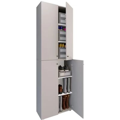 VCM Lona XL Schuhschrank - 6 Fächer - Grau VCM Lona XL Schuhschrank - 6 Fächer - Grau