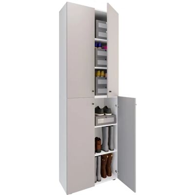 VCM XL Schuhschrank - Holz Großer Schuhregal mit 6 Fächern VCM XL Schuhschrank - Holz Großer Schuhregal mit 6 Fächern