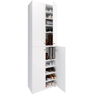 VCM Lona XL 10-Rum Hvid Skoeskap - Opbevaringsmøbel VCM Lona XL 10-Rum Hvid Skoeskap - Opbevaringsmøbel