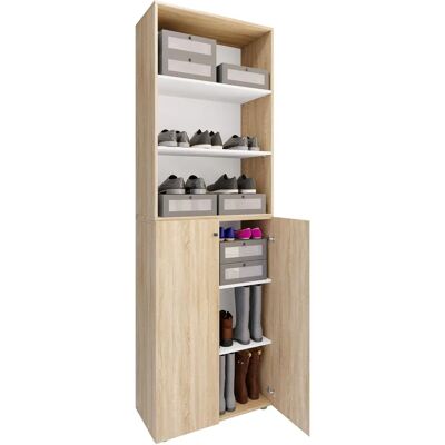 Zapatero Grande en Madera - 6 Compartimentos Zapatero Grande en Madera - 6 Compartimentos