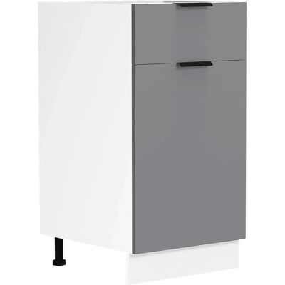 Meuble de Cuisine VCM Fasola - Blanc / Anthracite - 82x40x46cm - Publicité Meuble de Cuisine VCM Fasola - Blanc / Anthracite - 82x40x46cm - Publicité