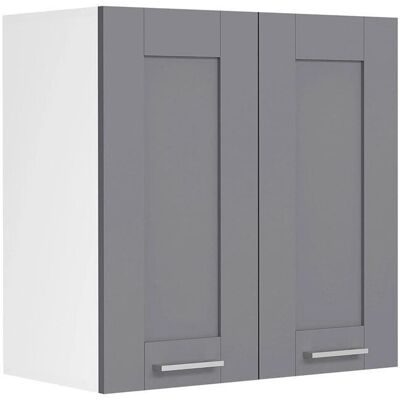 Armoire Murale VCM Colura - Blanc / Anthracite - 60x60x31cm - Publicité Armoire Murale VCM Colura - Blanc / Anthracite - 60x60x31cm - Publicité
