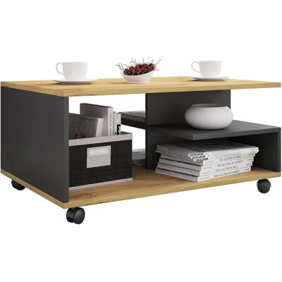 Table Basse VCM Stango Beige - Table de Salon - Publicité Table Basse VCM Stango Beige - Table de Salon - Publicité
