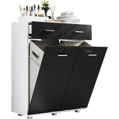 VCM Zalo L Laundry Cabinet - 2 Compartments VCM Zalo L Laundry Cabinet - 2 Compartments