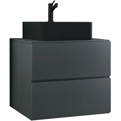 VCM Lendas S BL Badezimmermöbel-Set - Anthrazit VCM Lendas S BL Badezimmermöbel-Set - Anthrazit