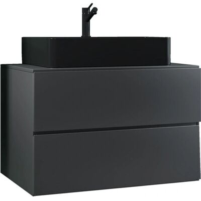 VCM 2-tlg. Badezimmer-Set - Grau VCM 2-tlg. Badezimmer-Set - Grau