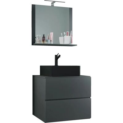 Set de Muebles de Baño VCM Lendas - Antracita Set de Muebles de Baño VCM Lendas - Antracita