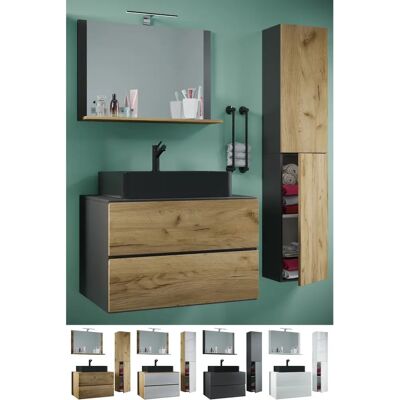 VCM 4-tlg. Badezimmermöbel-Set Lendas-BL VCM 4-tlg. Badezimmermöbel-Set Lendas-BL