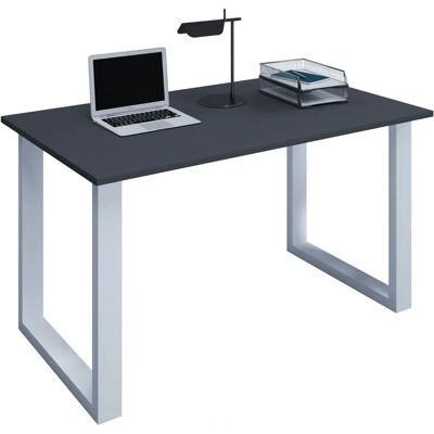 VCM Lona Bürotisch - Rechteckig, Silber U-Fuß, 140x50cm VCM Lona Bürotisch - Rechteckig, Silber U-Fuß, 140x50cm
