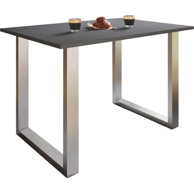 Ebuy24 XonaU Bord - Antrasitt, Sølv, 110x80 - Spisebord Ebuy24 XonaU Bord - Antrasitt, Sølv, 110x80 - Spisebord