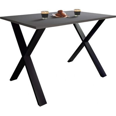 ebuy24 XonaX Esstisch - anthrazit, schwarz - 110x50 cm ebuy24 XonaX Esstisch - anthrazit, schwarz - 110x50 cm