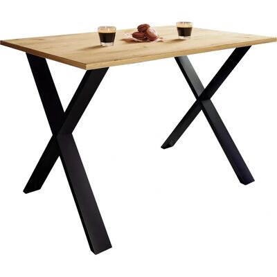 Ebuy24 XonaX Esstisch - 110x50, Schwarz, 5 Sitze - Tisch Ebuy24 XonaX Esstisch - 110x50, Schwarz, 5 Sitze - Tisch