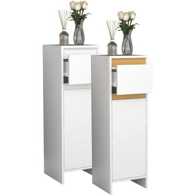 Armoire de salle de bain VCM Malira - 95cm Milieu - Publicité Armoire de salle de bain VCM Malira - 95cm Milieu - Publicité