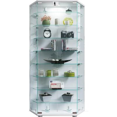 VCM Weiß Glasvitrine - Cenila XL - 83cm VCM Weiß Glasvitrine - Cenila XL - 83cm