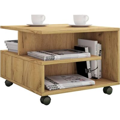 VCM Stango S - Wooden-Texture Coffee Table with Storage VCM Stango S - Wooden-Texture Coffee Table with Storage