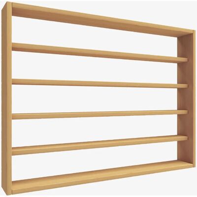 VCM Osado Wandregal - 60x80x10cm - Buche - Praktischer Stauraum VCM Osado Wandregal - 60x80x10cm - Buche - Praktischer Stauraum
