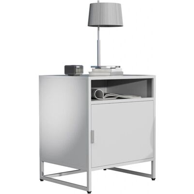 VCM Flokas Nachttisch - Industrieller Metall Nachttisch - 55x45x40cm VCM Flokas Nachttisch - Industrieller Metall Nachttisch - 55x45x40cm