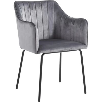 Silla de Comedor VCM Valia Gris Claro - Diseño Escandinavo Moderno Silla de Comedor VCM Valia Gris Claro - Diseño Escandinavo Moderno