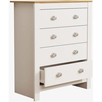 VCM Balusa XL Weiße Kommode Sideboard mit Schubladen VCM Balusa XL Weiße Kommode Sideboard mit Schubladen