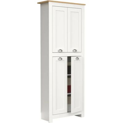 VCM Balusa Weiß Badezimmerschrank - Retro Design VCM Balusa Weiß Badezimmerschrank - Retro Design