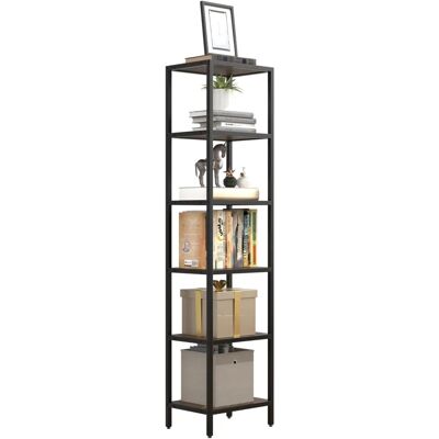 VCM Vitrina - Soporte de Metal y Cristal - 40cm - Negro - Mueble Moderno VCM Vitrina - Soporte de Metal y Cristal - 40cm - Negro - Mueble Moderno
