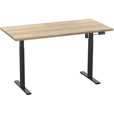 VCM my office Lona Elektrischer Höhenverstellbarer Schreibtisch - Sonoma Eiche, 160x80 cm VCM my office Lona Elektrischer Höhenverstellbarer Schreibtisch - Sonoma Eiche, 160x80 cm