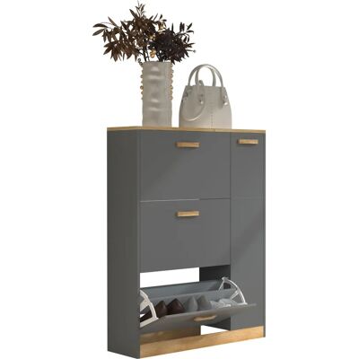 VCM Halom Schuhschrank - 80x24x105 cm VCM Halom Schuhschrank - 80x24x105 cm
