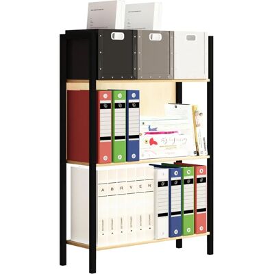 VCM Flakos Büroregal - Industrielles Design - 3 Fächer VCM Flakos Büroregal - Industrielles Design - 3 Fächer