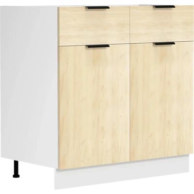 Armoire de Cuisine VCM Fasola - 82x80x46 cm - Publicité Armoire de Cuisine VCM Fasola - 82x80x46 cm - Publicité