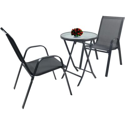 VCM Sonlas Gartentisch + Balkontisch - Platzsparend, Leicht, 3-tlg VCM Sonlas Gartentisch + Balkontisch - Platzsparend, Leicht, 3-tlg