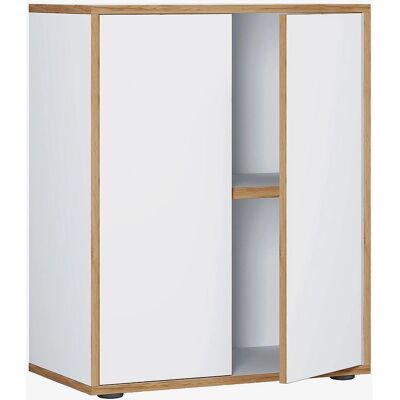 VCM Weiß Honig Eiche Aktenschrank - Büromöbel VCM Weiß Honig Eiche Aktenschrank - Büromöbel