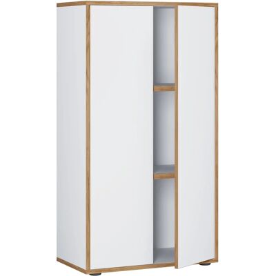 VCM Weiß & Honig Eiche Aktenschrank - Salia Serie VCM Weiß & Honig Eiche Aktenschrank - Salia Serie