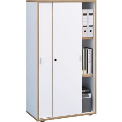 VCM Salia Büroschrank - Schiebetüren - 3 Fach VCM Salia Büroschrank - Schiebetüren - 3 Fach