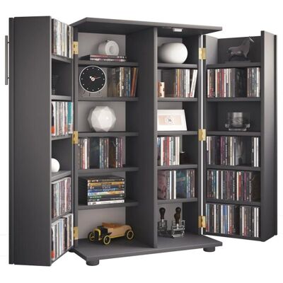VCM Engalo XL - Abschließbarer CD/DVD-Schrank - 93x60x31cm VCM Engalo XL - Abschließbarer CD/DVD-Schrank - 93x60x31cm
