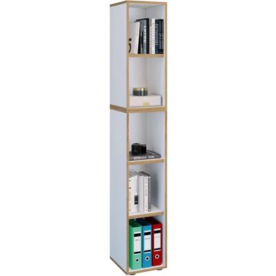 VCM Honig Eiche Weiß 5-Fach Aktenschrank - Aktenschrank VCM Honig Eiche Weiß 5-Fach Aktenschrank - Aktenschrank
