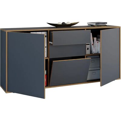 VCM Kontor Skab - Justerbare Hylder, Moderne Design, 7 Rum VCM Kontor Skab - Justerbare Hylder, Moderne Design, 7 Rum