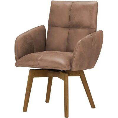 Woodford - Leonie - Braun - Leder - Esszimmerstuhl Woodford - Leonie - Braun - Leder - Esszimmerstuhl