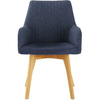 Woodford - Menda - blau - solid wood frame - Stuhl Woodford - Menda - blau - solid wood frame - Stuhl