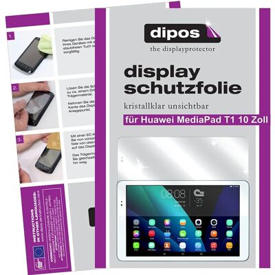 Dipos - Huawei Mediapad T1 10 Zoll - Crystalclear - screenprotector Dipos - Huawei Mediapad T1 10 Zoll - Crystalclear - screenprotector