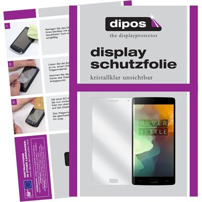 Dipos - Crystalclear - OnePlus 6 - Klar - Displayschutzfolie Dipos - Crystalclear - OnePlus 6 - Klar - Displayschutzfolie