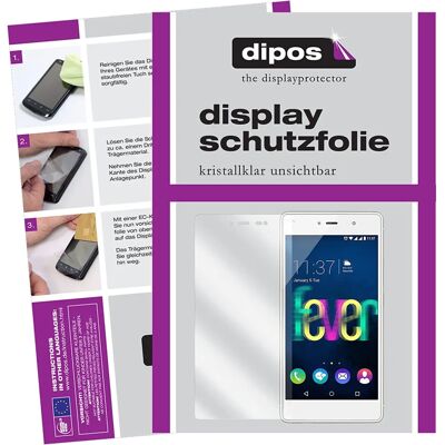 Dipos - Crystalclear - Wiko Fever 4G - 6 Stück - Protector Dipos - Crystalclear - Wiko Fever 4G - 6 Stück - Protector