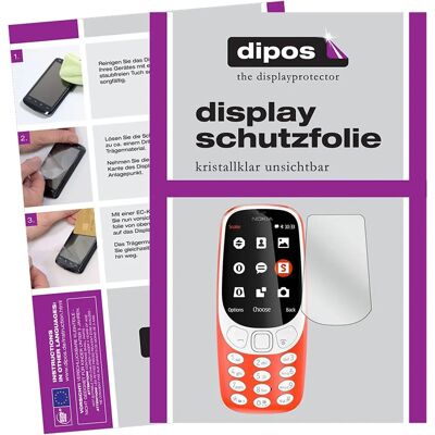 Dipos - Nokia 3310 - Klar - Displayschutzfolie Dipos - Nokia 3310 - Klar - Displayschutzfolie