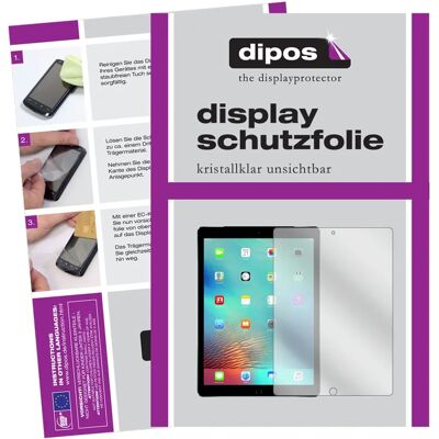 Dipos - Crystalclear - 2er-Pack - iPad Pro 12,9 - Displayschutzfolie Dipos - Crystalclear - 2er-Pack - iPad Pro 12,9 - Displayschutzfolie