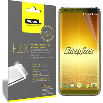 Dipos - Flex Clear - 3 Stck - Energizer Powermax P600s - Displayschutzfolie Dipos - Flex Clear - 3 Stck - Energizer Powermax P600s - Displayschutzfolie