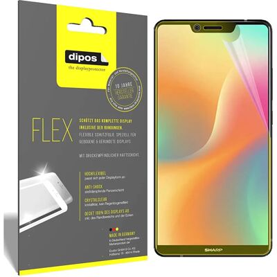 Dipos Transparente 3D Displayschutzfolie für Aquos S3 High - Schutzfolie Dipos Transparente 3D Displayschutzfolie für Aquos S3 High - Schutzfolie