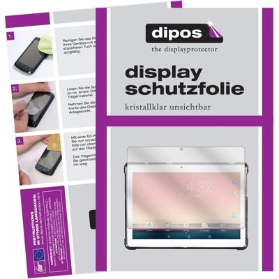 Dipos - TB01 - Crystalclear - 10.1 Zoll - Displayschutzfolie Dipos - TB01 - Crystalclear - 10.1 Zoll - Displayschutzfolie