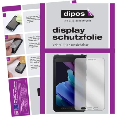 Dipos - Galaxy Tab Active 3 8.0 (2020) - Crystalclear - Displayschutzfolie Dipos - Galaxy Tab Active 3 8.0 (2020) - Crystalclear - Displayschutzfolie