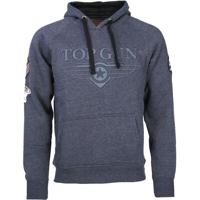TOP GUN Modell TG20191025 Dunkelblauer Hoodie - Hoodie TOP GUN Modell TG20191025 Dunkelblauer Hoodie - Hoodie