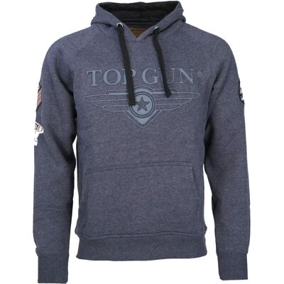 TOP GUN Modell TG20191025 Kapuzenpullover Dunkelblau TOP GUN Modell TG20191025 Kapuzenpullover Dunkelblau